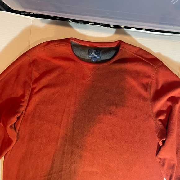 G.H. Bass & Co. Men's Vibrant Orange Crewneck Pullover Sweater Size XL - Picture 6 of 10